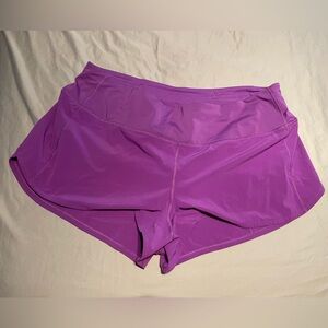 Lululemon Speed Up High-Rise Lined Short 2.5" - size 18